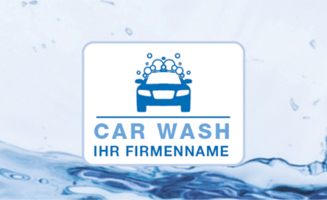 Create your own logo – stand out with your car wash